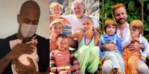 Famosos comemoram o Dia dos Pais e encantam a web (Foto: Reprodução)