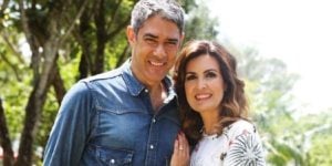 O que fez Fátima Bernardes interromper de William Bonner ao vivo