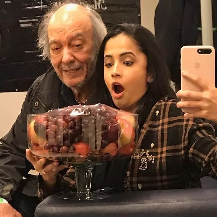Erasmo Carlos e Fernanda Passos (Foto: Reprodução)