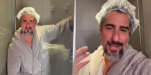 Mion aparece no banho e diz o que não se deve fazer (Reprodução - Instagram)