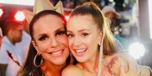 Marina Ruy Barbosa ao lado de Ivete Sangalo (Foto: Divulgação)