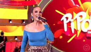 Ivete Sangalo no comando do Pipoca da Ivete;- Foto: Reprodução/Globo