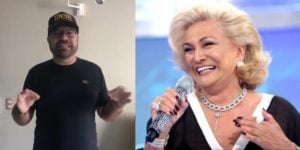 Filho de Hebe Camargo critíca fake news sobre sua mãe (Reprodução: Montagem TV Foco)
