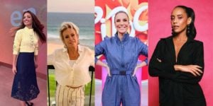 Patrícia Poeta, Ana Maria, Ivete Sangalo e Taís Araújo (Reprodução: Montagem TV Foco)