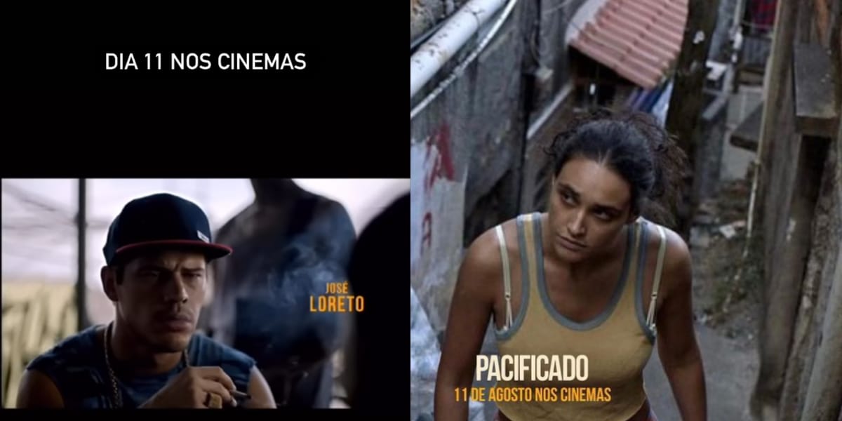 Débora Nascimento e José Loreto divulgam data de lançamento do filme 'Pacificado' (Reprodução: Montagem TV Foco)