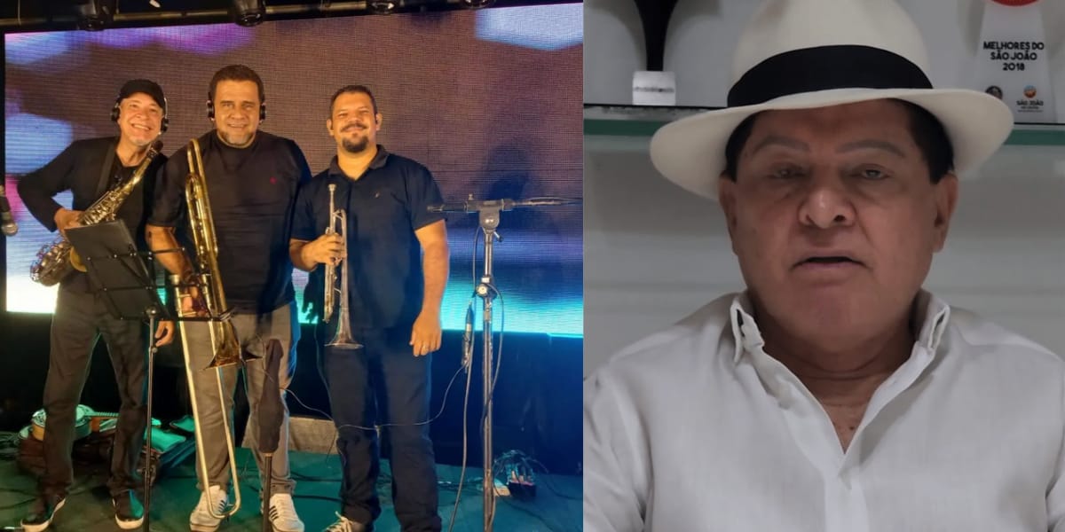 Anúncio de demissão da banda e pedido de desculpas de Alcymar Monteiro (Reprodução: Montagem TV Foco)
