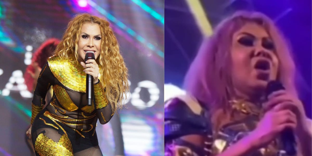 Joelma com sequelas da covid (Reprodução: Montagem TV Foco)