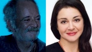 Alexandra se emociona com homenagem a Claudio Marzo em Pantanal (Foto: Reprodução/Montagem)