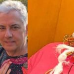 Marido da Rita Lee aparece envolto por fios e equipamento (Reprodução: Montagem TV Foco)