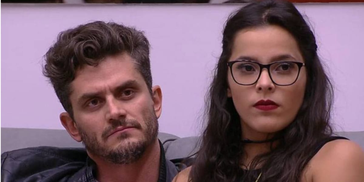 Marcos Harter e Emily Araújo durante o BBB 17 (Reprodução: Globo)