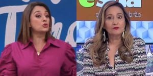 Cátia Fonseca e Sonia Abrão (Reprodução)