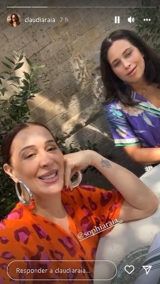 Cláudia Raia fez questão de expor Sophia, sua filha (Foto: Reprodução/ Instagram)