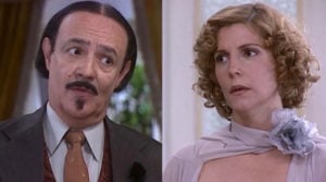 O Cravo e a Rosa - Após perdoar Dinorá (Maria Padilha), Cornélio (Ney Latorraca) volta a ser chifrudo no final? Casal tem desfecho chocante (Foto: Reprodução / Globo)