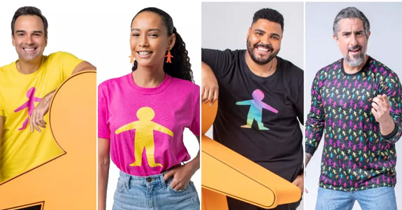 Tadeu Schmidt, Taís Araújo, Paulo Vieira e Marcos Mion são os apresentadores oficiais 