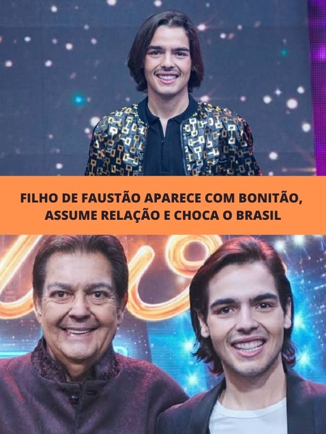 Filho de Faustão aparece com bonitão, assume relação e choca o Brasil