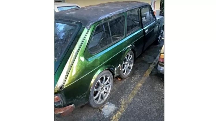 Um dos carros reformados no programa (Foto: Reprodução)