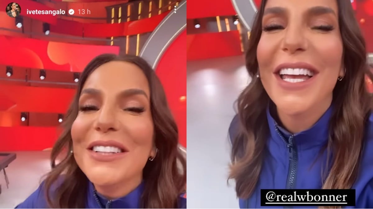Durante as gravações do Pipoca da Ivete, cantora manda recado a William Bonner após ser ignorada nos portões da Globo
