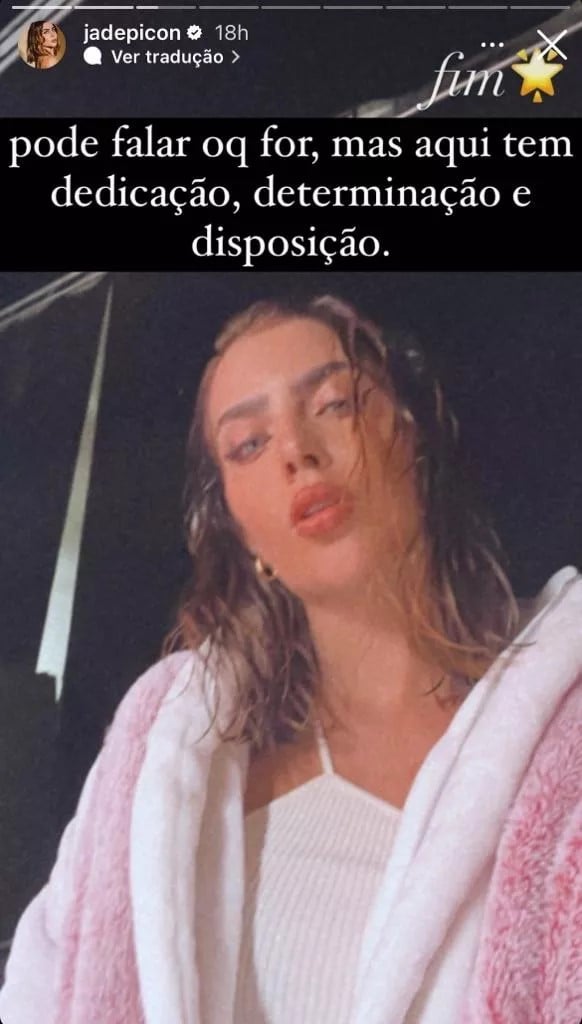 Jade Picon deixa recado após críticas (Foto: Reprodução / Instagram)