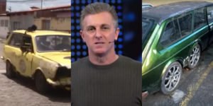 Luciano Huck reformou vários carros no Lata Velha (Foto: Reprodução)