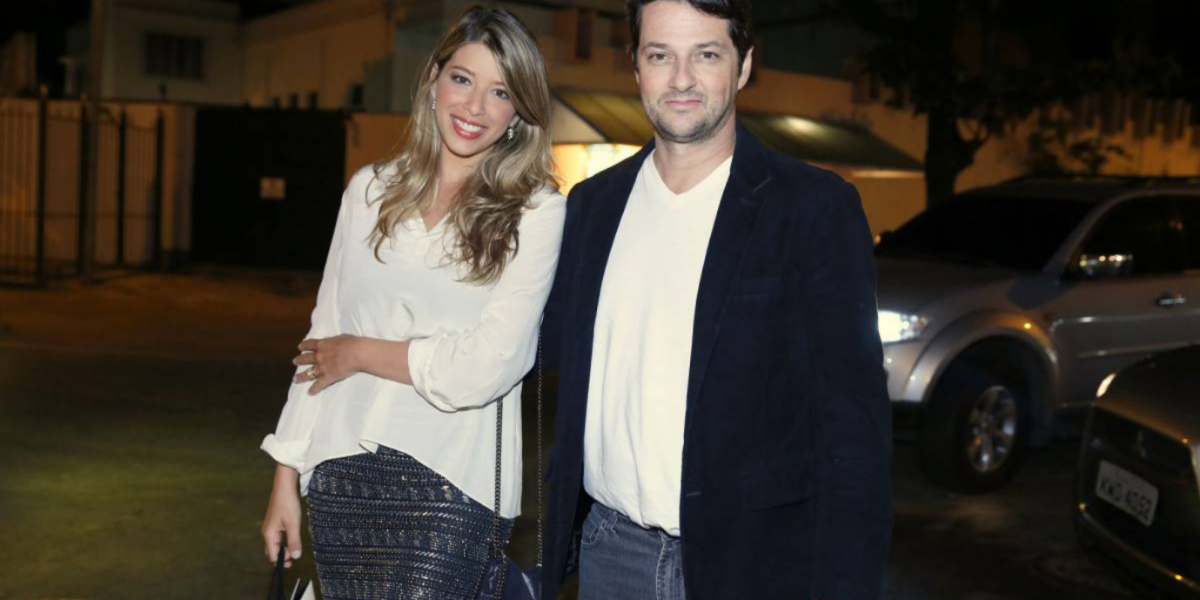 Marcelo Serrado ao lado da esposa, Roberta Fernandes - Foto: Reprodução