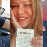 André Marques, Paulinha e Joel Datena ganham na mega-sena (Reprodução: Montagem TV Foco)