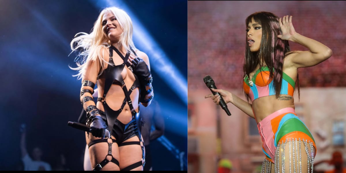 Shows de Luisa e Anitta (Reprodução: Montagem TV Foco)