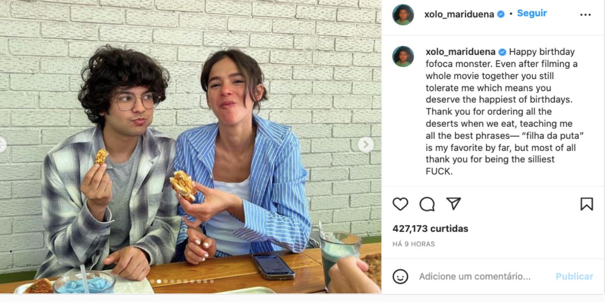 Famosa faz declaração para Bruna Marquezine, ex-namorada de Neymar (Reprodução) 