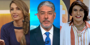 Patricia Poeta, William Bonner e Narcisa da Eliana são destaques (Foto: Reprodução)