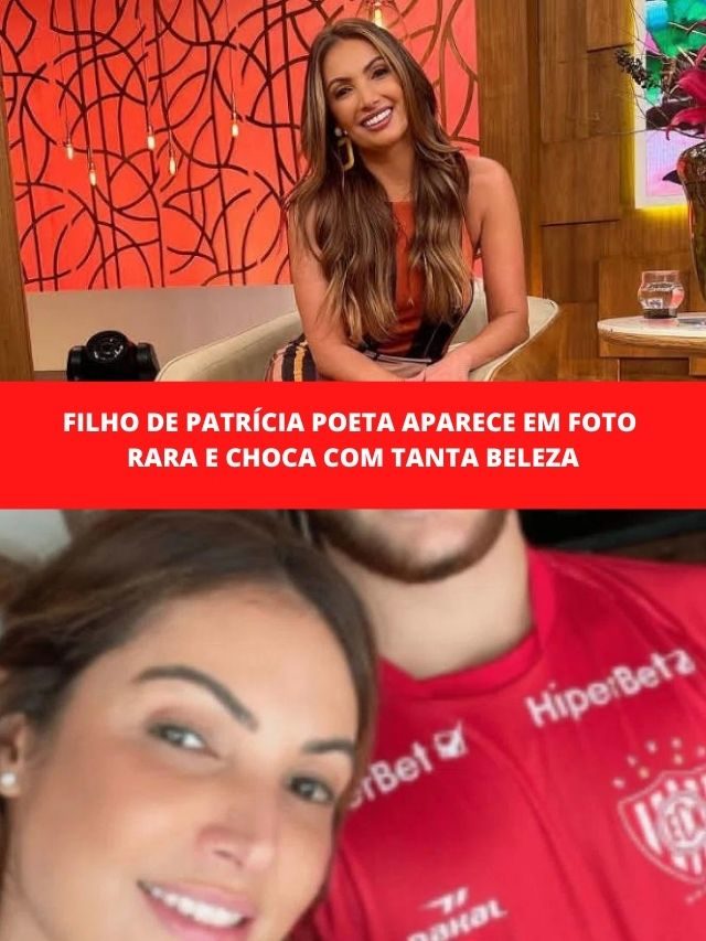 Filho de Patrícia Poeta aparece em foto rara e choca com tanta beleza