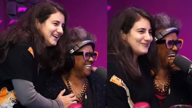 Sandra de Sá ao lado de sua esposa, Simone Malafaia (Foto: Reprodução)