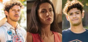 Pantanal - Depois de se entregar para Tadeu (José Loreto), Zefa (Paula Barbosa) cai em desgraça e sofre nas mãos de Renato (Gabriel Santana) (Foto: Reprodução / Globo)