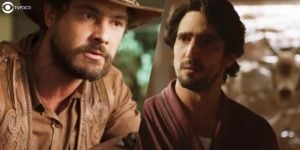 Zé Paulino briga com Tertulinho em Mar do Sertão (Foto: Reprodução/Globo/Colagem/Thais Teles)