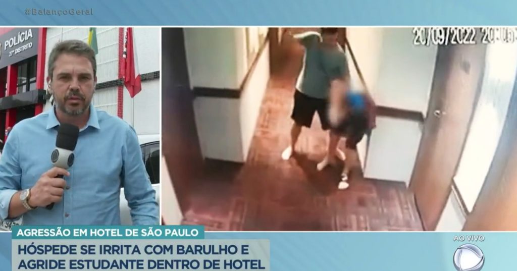 Aguiar Júnior, repórter da Record informou os detalhes da agressão cometida por um médico contra um estudante Aguiar Júnior, repórter da Record informou os detalhes da agressão cometida por um médico contra um estudante