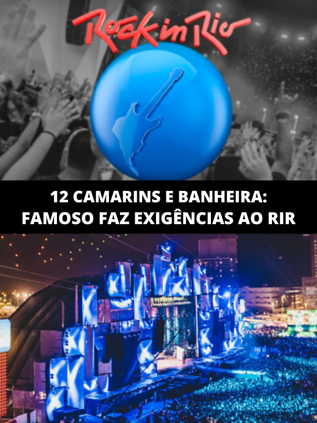 Equipe de 70, 12 camarins e banheira: famoso exige absurdos no RIR