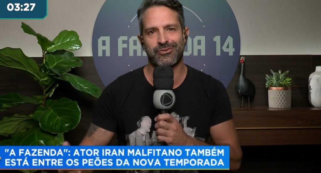 Ivan Malfitano estará em A Fazenda 14- Foto: Reprodução 