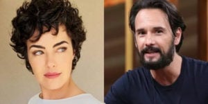 Ana Paula Arósio e Rodrigo Santoro (Imagem: Montagem/TV Foco)