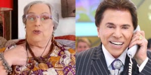 Mamma Bruchetta e Silvio Santos (Imagem: Montagem)