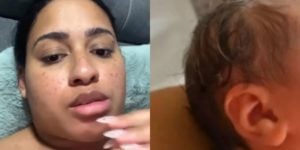 Mc Loma se recusa a mostra rosto inteiro da filha, exibe parte e explica motivo surpreendente:  'Quando me sentir preparada'  - Foto: Reprodução