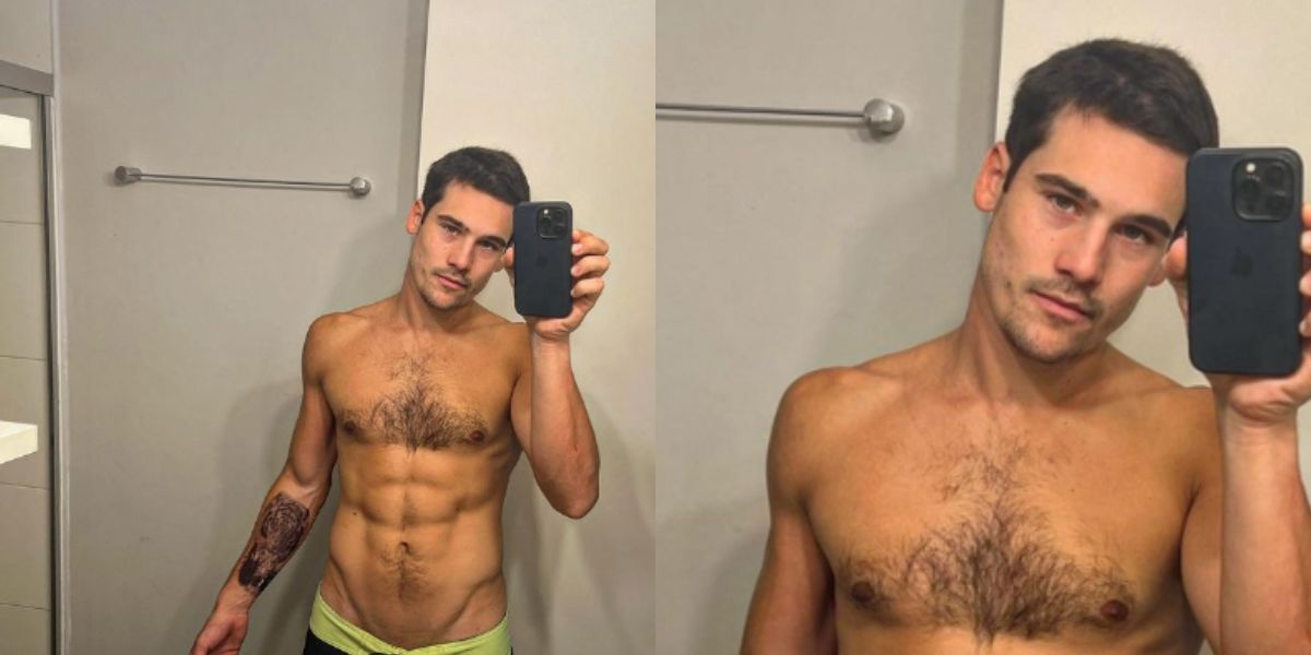 Nicolas Prattes aparece em foto seminu e deixa web chocada 