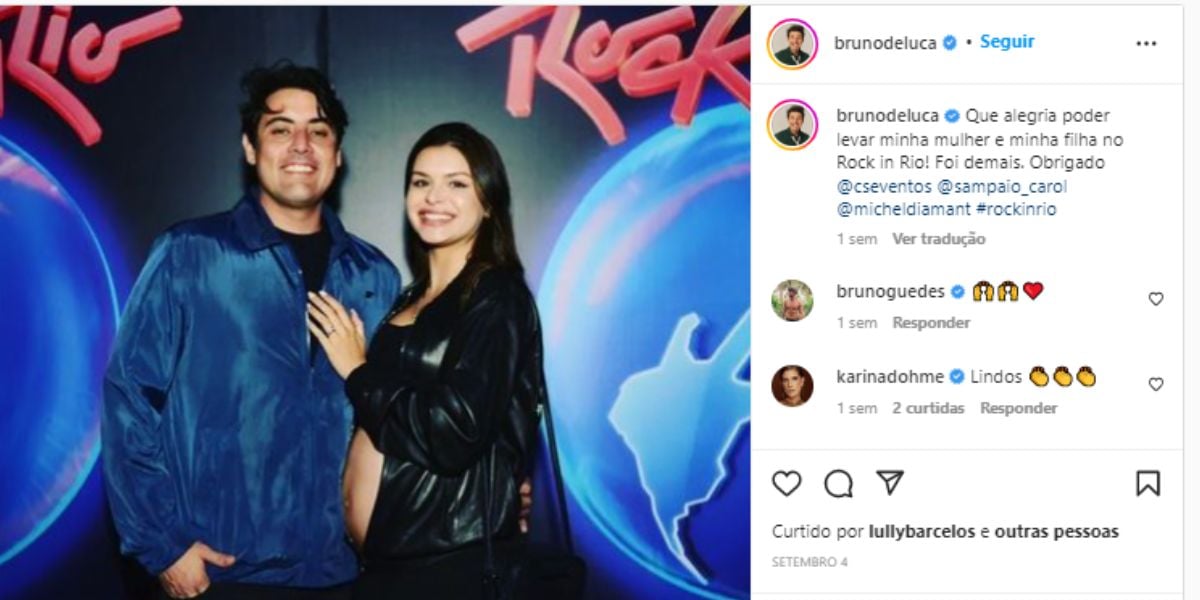 Bruno de Luca finalmente mostra com quem vive relação; Veja