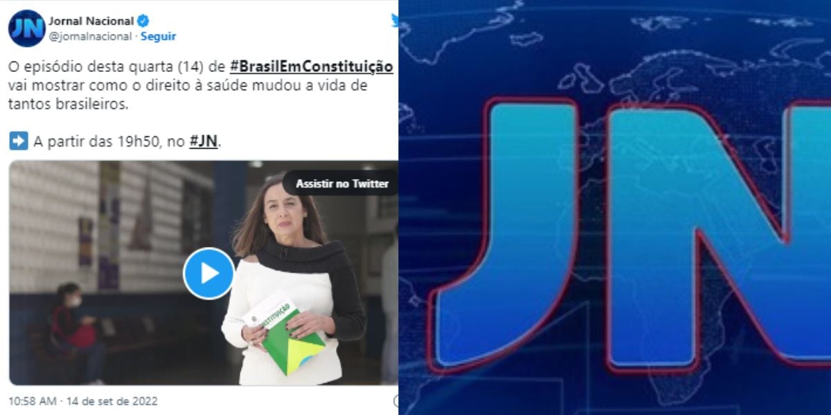 Nova programação do Jornal Nacional promete contar a história da criação da Constituição