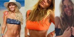 De biquíni fino, Carolina Dieckmann exibe beleza natural e fotos provam que é uma das mulheres mais linda do Brasil - Foto: Reprodução