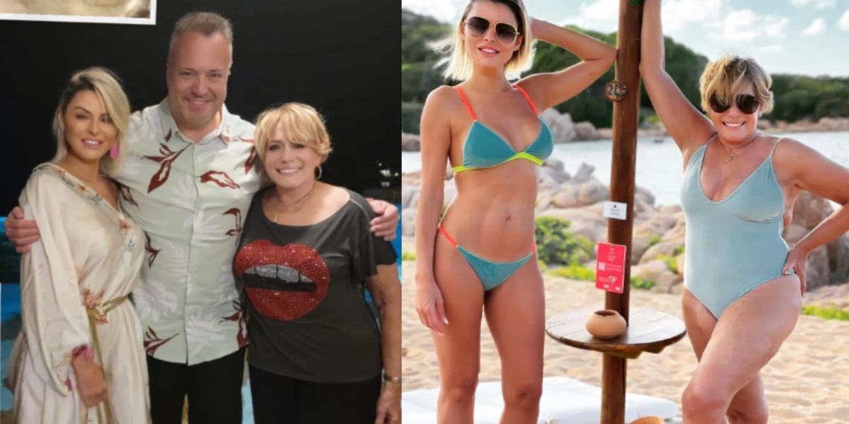 Suzana Vieira expõe foto com filho discreto e beleza do rapaz  surpreende