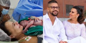 Viviane Araújo da luz a Joaquim, seu primogênito