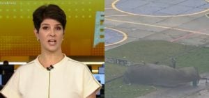 Mariana Godoy repercutiu um acidente com o helicóptero da polícia em São Paulo- Foto: Montagem/TV Foco