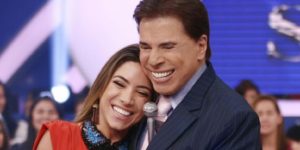 Patrícia Abravanel ao lado de Silvio Santos (Foto: Divulgação)