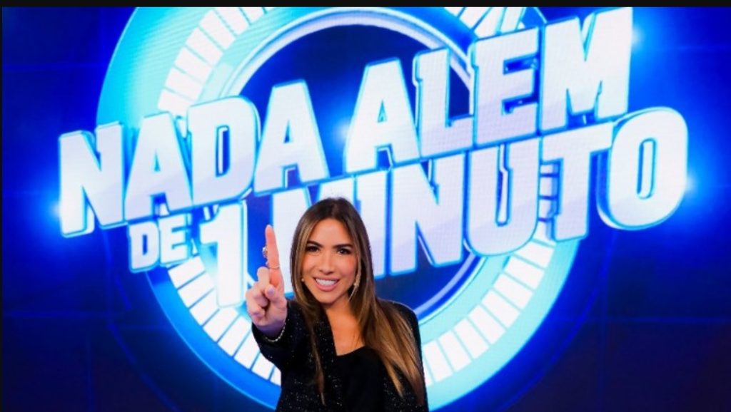 Patricia Poeta vai assumir o Nada Além de 1 minuto no próximo domingo Patricia Poeta vai assumir o Nada Além de 1 minuto no próximo domingo