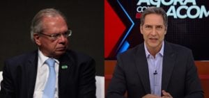 Paulo Guedes teria protagonizado climão com Lacombe na RedeTV- Foto: Montagem/TV Foco