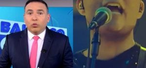 Reinaldo Gottino abriu o Balanço Geral com uma notícia urgente sobre o cantor Leandro Lehart, do Art Popular- Foto: Montagem/TV Foco