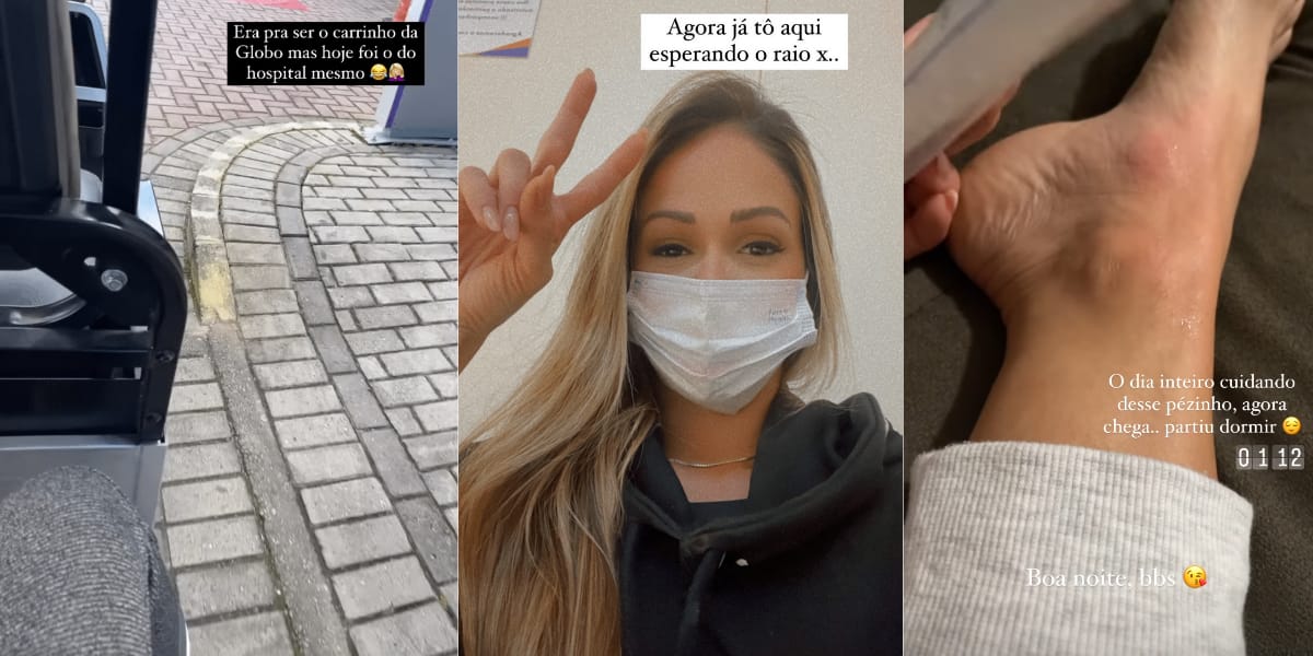 Carla Bruno sofre lesão no pé e terá que passar por cirurgia (Reprodução: Instagram)